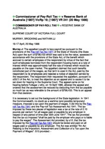 AUS_CASE_COMMSNR-OF-PAYROLL-TAX-V-RESERVE-BANK_1957_ENG AUS_CASE_COMMSNR-OF-PAYROLL-TAX-V-RESERVE-BANK_1957_ENG