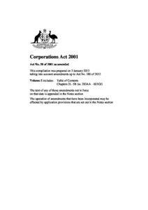 AUS_LEGISLATION_CORPORATIONS-ACT-2001_ENG-part-2 AUS_LEGISLATION_CORPORATIONS-ACT-2001_ENG-part-2