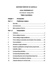 AUS_LEGISLATION_LEGAL-PROFESSION-ACT-2013-NT_ENG