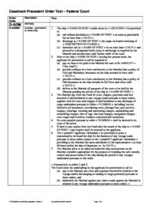 AUS_REGULATIONS_ADMIRALTY-PRECEDENT-ORDERS_2012_ENG AUS_REGULATIONS_ADMIRALTY-PRECEDENT-ORDERS_2012_ENG