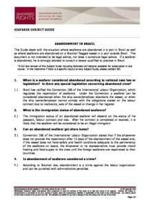 BRAZIL.SUBJECTGUIDE.ABANDONMENTOFSEAFARERS_2013