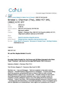 CAN_CASE_STRIEBEL-V-CHAIRMAN-THE_2002_ENG CAN_CASE_STRIEBEL-V-CHAIRMAN-THE_2002_ENG