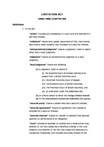 CAN_LEGISLATION_BRITISH-COLUMBIA-LIMITATION-ACT_1996_ENG