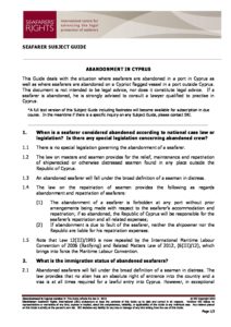 CYPRUS.SUBJECTGUIDE.ABANDONMENTOFSEAFARERS_2013_ENG