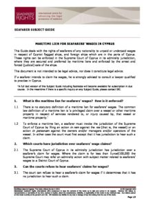 CYPRUS.SUBJECTGUIDE.MARITIMELIENSFORSEAFARERSWAGES_2013_ENG