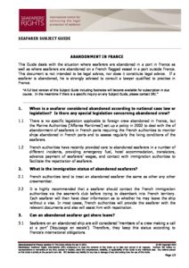 FRANCE.SUBJECTGUIDE.ABANDONMENTOFSEAFARERS_2013_ENG