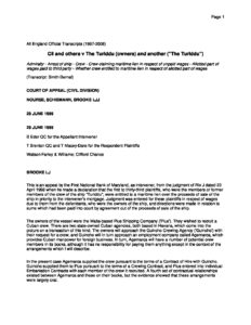 GBR_CASE_CIL-AND-ORS-V-THE-TURIDDU_1999_ENG GBR_CASE_CIL-AND-ORS-V-THE-TURIDDU_1999_ENG