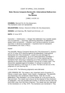 GBR_CASE_MAREVA-COMAPNIA-NAVIERA-V-INTL-BULKCARRIERS_1975_ENG GBR_CASE_MAREVA-COMAPNIA-NAVIERA-V-INTL-BULKCARRIERS_1975_ENG