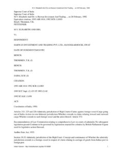 IND_CASE_M.V.-ELISABETH_AND_ORS_VS_HARWAN_INVESTMENT_AND_TRADING_1992_ENG IND_CASE_M.V.-ELISABETH_AND_ORS_VS_HARWAN_INVESTMENT_AND_TRADING_1992_ENG