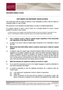INDIA.SUBJECTGUIDE.ARRESTFORSEAFARERSWAGES_2013_ENG1