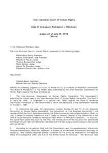 INTERNATIONAL_CASE_VELASQUEZ-RODRIGUEZ-V-HONDURAS_1988_ENG