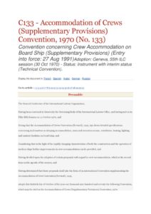 INTERNATIONAL_TREATY_ILO-CONVENTION-C133_1970_ENG INTERNATIONAL_TREATY_ILO-CONVENTION-C133_1970_ENG