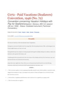 INTERNATIONAL_TREATY_ILO-CONVENTION_C072_1946_ENG INTERNATIONAL_TREATY_ILO-CONVENTION_C072_1946_ENG