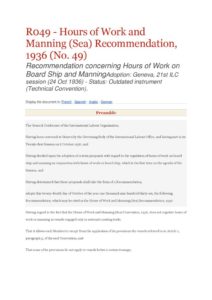 INTERNATIONAL_TREATY_ILO-REC-R049_1936_ENG INTERNATIONAL_TREATY_ILO-REC-R049_1936_ENG