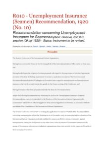 INTERNATIONAL_TREATY_ILO-RECOMMENDATION-R010_1920_ENG INTERNATIONAL_TREATY_ILO-RECOMMENDATION-R010_1920_ENG
