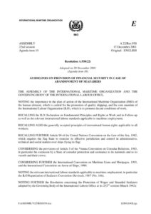 INTERNATIONAL_TREATY_IMO-ILO-RESOLUTION-A.930.22_2001_ENG