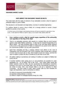 MALTA.SUBJECTGUIDE.ARRESTFORSEAFARERSWAGES_2013_ENG MALTA.SUBJECTGUIDE.ARRESTFORSEAFARERSWAGES_2013_ENG