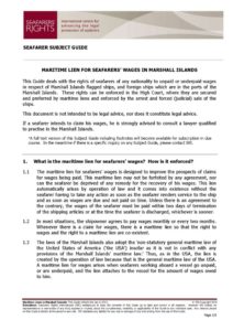 MARSHALL-ISLANDS.SUBJECTGUIDE.MARITIMELIENSFORSEAFARERSWAGES_2013_ENG MARSHALL-ISLANDS.SUBJECTGUIDE.MARITIMELIENSFORSEAFARERSWAGES_2013_ENG