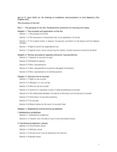 NOR_LEGISLATION_THE-DISPUTE-ACT_2005_ENG NOR_LEGISLATION_THE-DISPUTE-ACT_2005_ENG