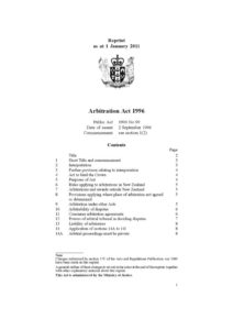 NZL_LEGISLATION_ARBITRATION-ACT_1996_ENG