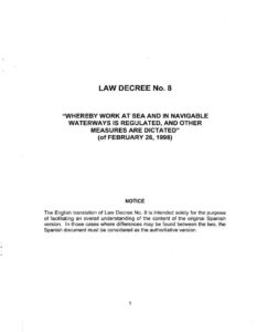 PAN_LEGISLATION_LAW-DECREE-8_1998_ENG PAN_LEGISLATION_LAW-DECREE-8_1998_ENG