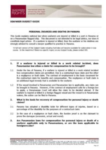 PANAMA.SUBJECTGUIDE.PERSONALINJURIESANDDEATHS_2014_ENG_WEB