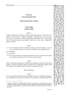 POL_LEGISLATION_CODE-OF-CIVIL-PROCEDURE_1964_POL POL_LEGISLATION_CODE-OF-CIVIL-PROCEDURE_1964_POL