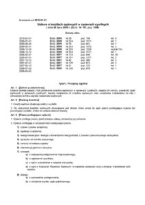 POL_LEGISLATION_COURT-COSTS-IN-CIVIL-CASES_2010_POL POL_LEGISLATION_COURT-COSTS-IN-CIVIL-CASES_2010_POL