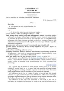 SGP_LEGISLATION_LIMITATION-ACT_1959_ENG SGP_LEGISLATION_LIMITATION-ACT_1959_ENG
