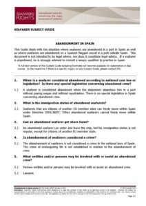 SPAIN.SUBJECTGUIDE.ABANDONMENTOFSEAFARERS_2013_ENG1