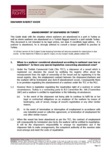 TURKEY.SUBJECTGUIDE.ABANDONMENTOFSEAFARERS_2013_ENG