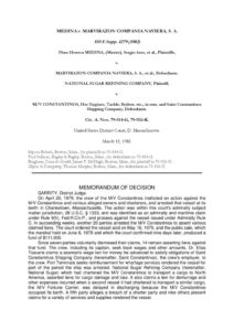 USA_CASE_MEDINA-V-MARVIRAZON-COMPANIA-NAVIERA_1982_ENG